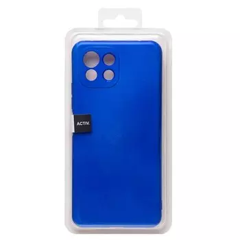 Чехол-накладка Activ Full Original Design для смартфона Xiaomi Mi 11 Lite/Mi 11 Lite 5G/11 Lite 5G NE, силикон, темно-синий (217050)