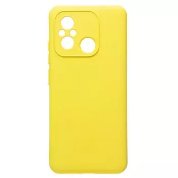 Чехол-накладка Activ Full Original Design для смартфона Xiaomi Poco C55/Redmi 12C, желтый (219701)