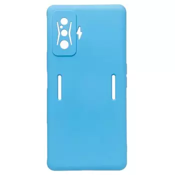 Чехол-накладка Activ Full Original Design для смартфона Xiaomi Poco F4 GT, силикон, голубой (217014)