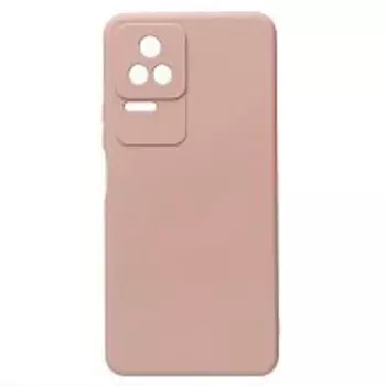 Чехол-накладка Activ Full Original Design для смартфона Xiaomi Poco F4, силикон, бледнорозовый (209961)