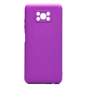 Чехол-накладка Activ Full Original Design для смартфона Xiaomi Poco X3/Poco X3 Pro, силикон, фиолетовый (209036)