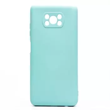 Чехол-накладка Activ Full Original Design для смартфона Xiaomi Poco X3/Poco X3 Pro, силикон, мятный (209079)