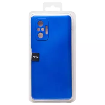 Чехол-накладка Activ Full Original Design для смартфона Xiaomi Redmi Note 10 Pro Global, силикон, темно-синий (217076)