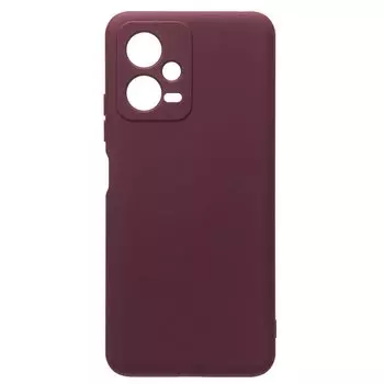 Чехол-накладка Activ Full Original Design для смартфона Xiaomi Redmi Note 12 5G Global, силикон, бордовый (215005)