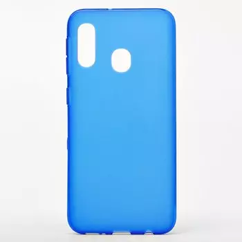Чехол-накладка Activ Mate для смартфона Samsung Galaxy A20, синий (101227)