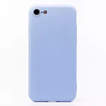 Чехол-накладка Activ Original Design для смартфона Apple iPhone 7/8, soft-touch, светло-синий (115615)