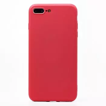 Чехол-накладка Activ Original Design для смартфона Apple iPhone 7 Plus/8 Plus, soft-touch, бордовый (115603)