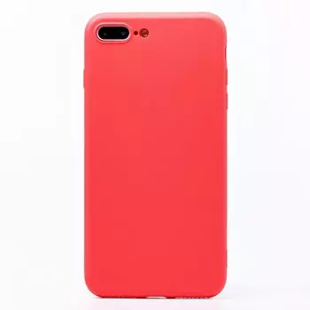 Чехол-накладка Activ Original Design для смартфона Apple iPhone 7 Plus/8 Plus, soft-touch, коралловый (115604)