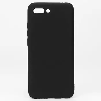 Чехол-накладка Activ Original Design для смартфона Huawei Honor 10, soft-touch, черный (107301)