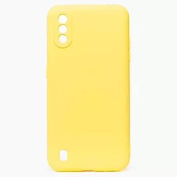 Чехол-накладка Activ Original Design для смартфона Samsung SM-A015 Galaxy A01/SM-M015 Galaxy M01, желтый (116409)