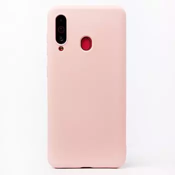 Чехол-накладка Activ Original Design для смартфона Samsung SM-A606 Galaxy A60, soft-touch, светло-розовый (107412)