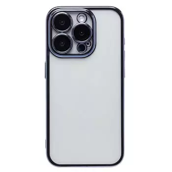 Чехол-накладка Activ PC073 для смартфона Apple iPhone 15 Pro, пластик, силикон, синий (222629)