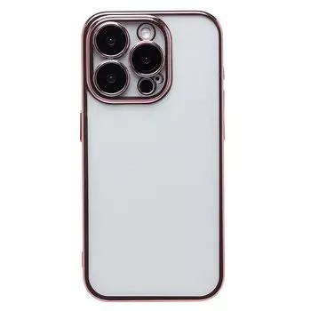 Чехол-накладка Activ PC073 для смартфона Apple iPhone 15 Pro, пластик, силикон, розовое золото (222631)