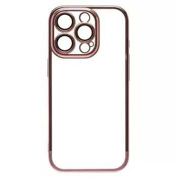 Чехол-накладка Activ PC073 для смартфона Apple iPhone 16 Pro, пластик, силикон, розовое золото (236470)