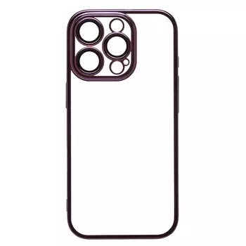 Чехол-накладка Activ PC073 для смартфона Apple iPhone 16 Pro, пластик, силикон, фиолетовый (236468)