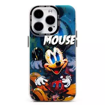 Чехол-накладка Activ PC081 для смартфона Apple iPhone 15 Pro, силикон, принт 006 (236577)