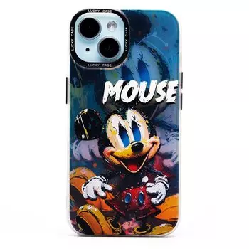 Чехол-накладка Activ PC081 для смартфона Apple iPhone 15, силикон, принт 006 (236581)