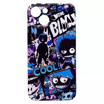 Чехол-накладка Activ PC085 для смартфона Apple iPhone 14, пластик, разноцветный (224287)