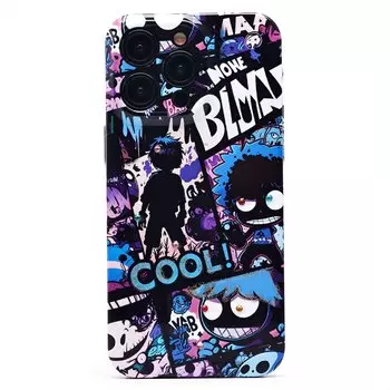 Чехол-накладка Activ PC085 для смартфона Apple iPhone 15 Pro Max, пластик, разноцветный (224359)