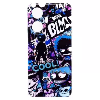 Чехол-накладка Activ PC085 для смартфона Oppo Realme C55, пластик, разноцветный (224515)