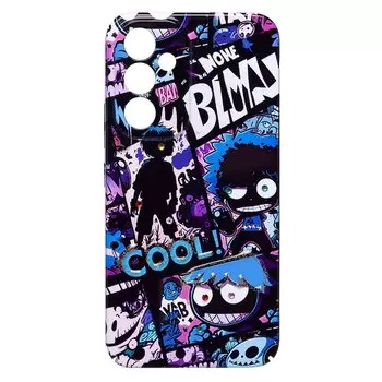 Чехол-накладка Activ PC085 для смартфона Samsung Galaxy A54, пластик, разноцветный (224383)