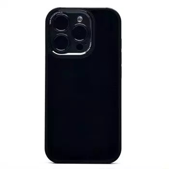 Чехол-накладка Activ PC090 для смартфона Apple iPhone 16 Pro, силикон, черный (235534)