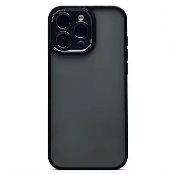 Чехол-накладка Activ PC090 для смартфона Apple iPhone 16 Pro Max, силикон, черный (235540)