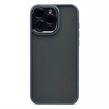 Чехол-накладка Activ PC090 для смартфона Apple iPhone 16 Pro Max, силикон, серый (235542)