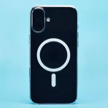 Чехол-накладка Activ PC Clear Case SafeMag для смартфона Apple iPhone 16 Plus, силикон, прозрачный (234522)