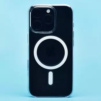 Чехол-накладка Activ PC Clear Case SafeMag для смартфона Apple iPhone 16 Pro, силикон, прозрачный (234523)