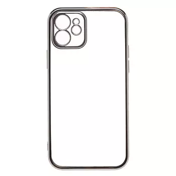 Чехол-накладка Activ Pilot для смартфона Apple iPhone 12, пластик, силикон, серебристый (236397)