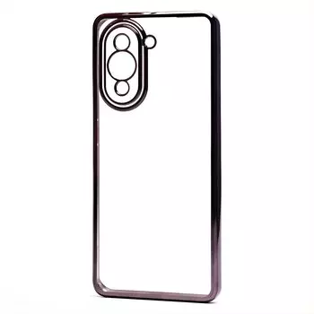 Чехол-накладка Activ Pilot для смартфона Huawei nova 10 Pro, прозрачный, с черной рамкой (210102)