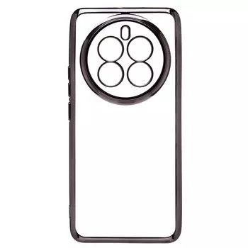 Чехол-накладка Activ Pilot для смартфона Realme 12 Pro, силикон, черный/прозрачный (228785)