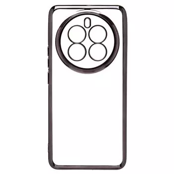 Чехол-накладка Activ Pilot для смартфона Realme 12 Pro +, силикон, черный/прозрачный (228770)