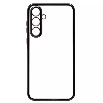 Чехол-накладка Activ Pilot для смартфона Samsung Galaxy A55, силикон, черный/прозрачный (228736)