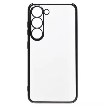 Чехол-накладка Activ Pilot для смартфона Samsung SM-S911 Galaxy S23, пластик, TPU, черный/прозрачный (213303)