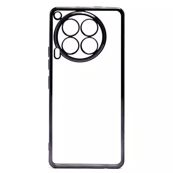 Чехол-накладка Activ Pilot для смартфона TECNO Camon 30 5G, силикон, черный/прозрачный (231107)