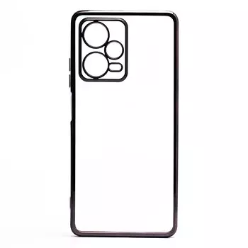 Чехол-накладка Activ Pilot для смартфона Xiaomi Redmi Note 12 Pro+, пластик, TPU, черный/прозрачный (212369)