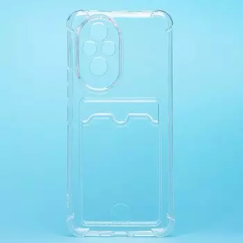Чехол-накладка Activ SC276 с картхолдером для смартфона HONOR 200, силикон, прозрачный (233703)