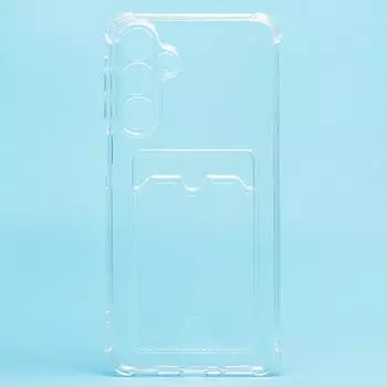 Чехол-накладка Activ SC276 с картхолдером для смартфона Samsung Galaxy A16 5G, силикон, прозрачный (237559)