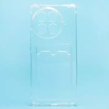 Чехол-накладка Activ SC276 с картхолдером для смартфона TECNO Camon 30S Pro, силикон, прозрачный (235786)