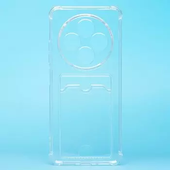 Чехол-накладка Activ SC276 с картхолдером для смартфона Xiaomi/Poco Redmi 14C 4G/Poco C75 4G, силикон, прозрачный (236868)