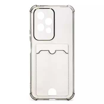 Чехол-накладка Activ SC276 с картхолдером для смартфона HONOR 200 lite, силикон, черный (237825)