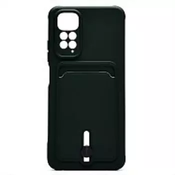 Чехол-накладка Activ SC304 для смартфона Redmi Xiaomi Redmi Note 11 4G Global/Redmi Note 11S 4G, пластик/силикон, темно-зеленый (208782)