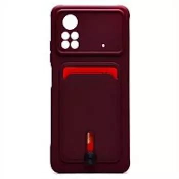 Чехол-накладка Activ SC304 для смартфона Redmi Xiaomi Redmi Note 11 Pro 4G Global/Redmi Note 11 Pro 5G Global, пластик, силикон, бордовый (208804)