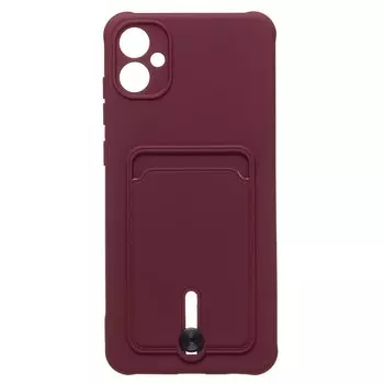 Чехол-накладка Activ SC304 для смартфона Samsung SM-A055 Galaxy A05, пластик/силикон, бордовый (223980)