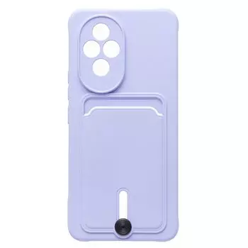 Чехол-накладка Activ SC304 с кардхолдером для смартфона HONOR 200, силикон, светло-фиолетовый (233699)