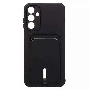 Чехол-накладка Activ SC304 с картхолдером для смартфона Samsung Galaxy A15 5G, силикон, черный (226203)