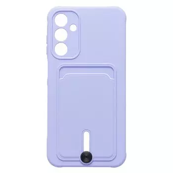 Чехол-накладка Activ SC304 с картхолдером для смартфона Samsung Galaxy A15 5G, силикон, светло-фиолетовый (226205)