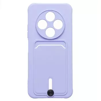 Чехол-накладка Activ SC304 с картхолдером для смартфона TECNO Spark 30C 4G, силикон, светло-фиолетовый (237702)